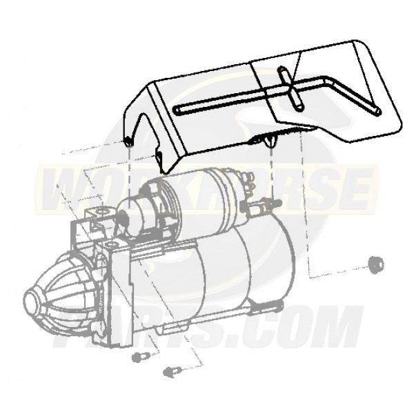 12569625 - Starter Heat Shield